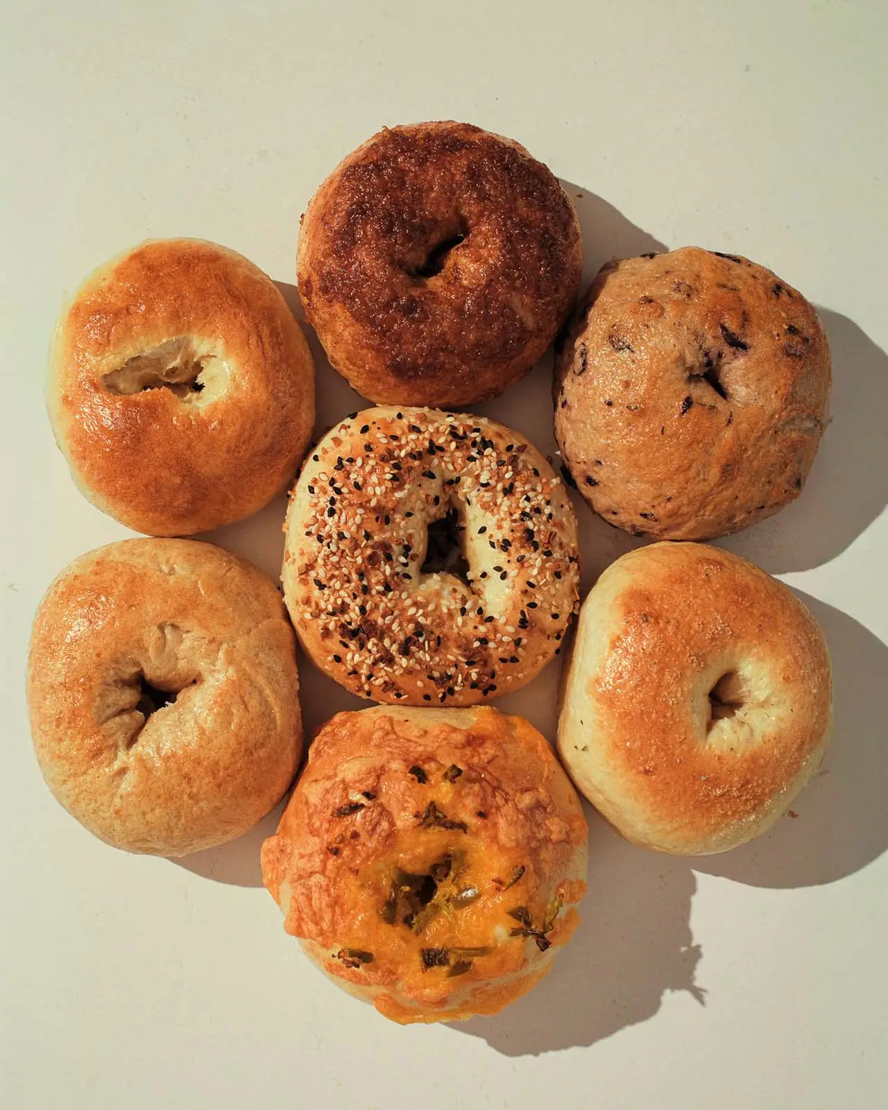 An assortment of Betty's flavors arranged in a circle.